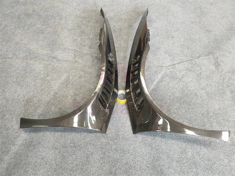 V Style Half Dry Carbon Fiber Front Fender for  Huracan LP610 LP580 Lambo Huracan